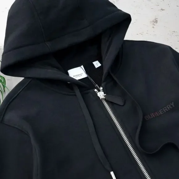 Burberry Zipper Hoodie Hooded Sweatshirt Jacket - Picture 2 of 6